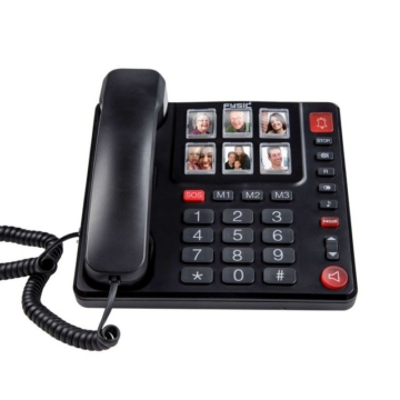Fysic »FX-3930« Seniorentelefon (6 Fototasten, Hörgerätekompatibel)