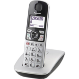 Panasonic KX-TGE510GS Schnurloses Seniorentelefon Beleuchtetes Display Silber-Schwarz